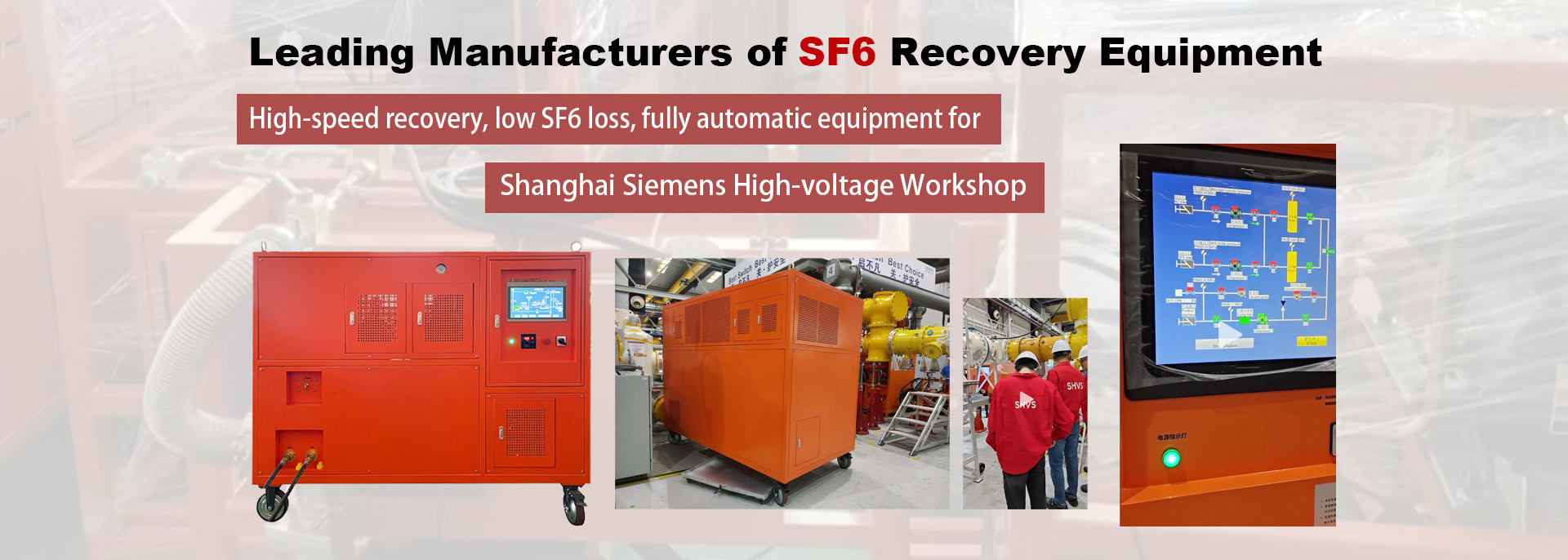 kwaliteit SF6 herstel systeem fabriek