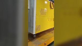 Gasmeng- en opblaasapparaat geleverd aan de klant voor inbedrijfstelling