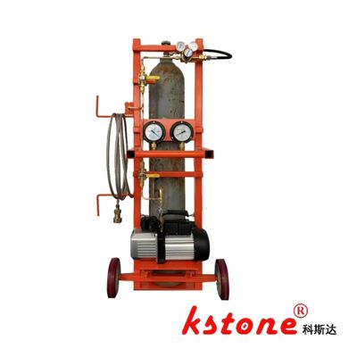220V50Hz, Mobile SF6 Vacuum Inflating Trolley, 3-001-4-R002, DN8, Cylinder Weighing [KSCZ-15C]