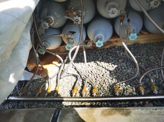 Multi Channel Dilution Gas Distribution System Stainless Steel Adapter